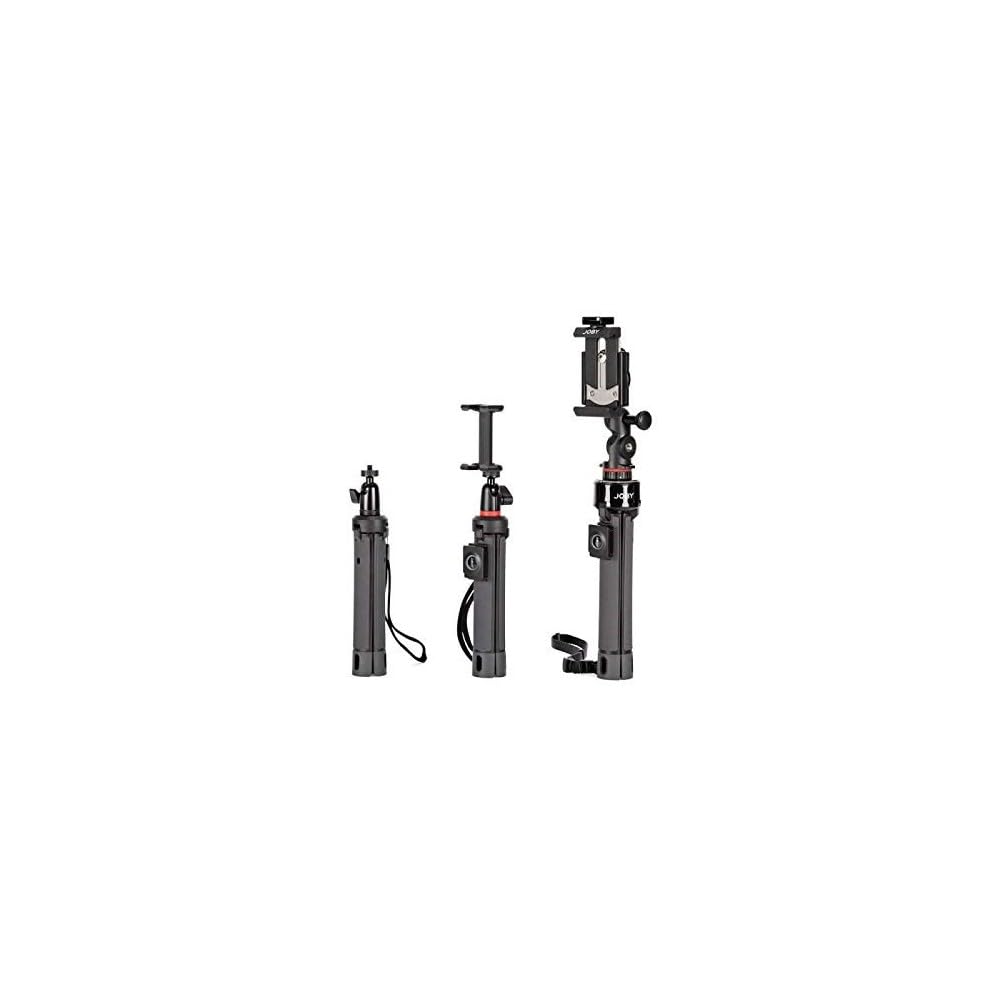 JOBY JB01550-BWW TelePod Mobile Tripod for Smartphone and Camera - Bluetooth Remote, Monopod, Selfie Stick, Vlogging, iPhone, Mirrorless, 360, Action Camera, Lights