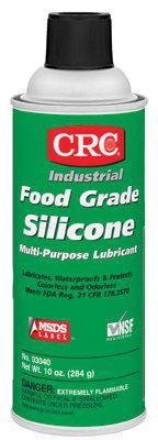 125-03040 - 16 oz. Aerosol Can - Food Grade Silicone Lubricant, CRC - Case of 12 (0.83333.oz)