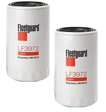 LF3972 Fleetguard Lube, Spin-On (Pack of 2), Replaces Baldwin BT7349, Donaldson P558615, Chrysler 5083285AA