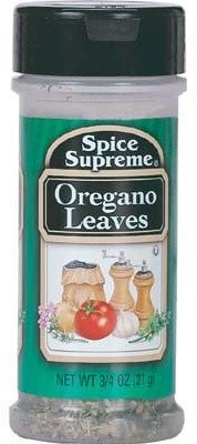 Spice Supreme Oregano Leaves - 0.75 oz. (Pack Of 6)