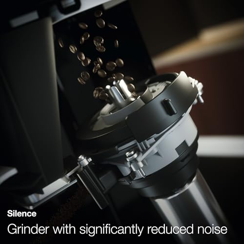 Miele CM5 Silence Automatic Coffee Maker & Espresso Machine Combo with Grinder, Milk Frother