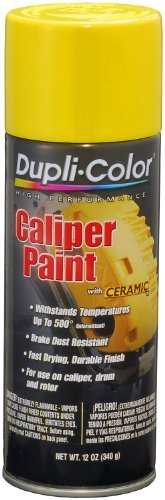 Dupli-Color BCP101 Yellow Brake Caliper Aerosol - 12 oz. Color: Yellow, Model: