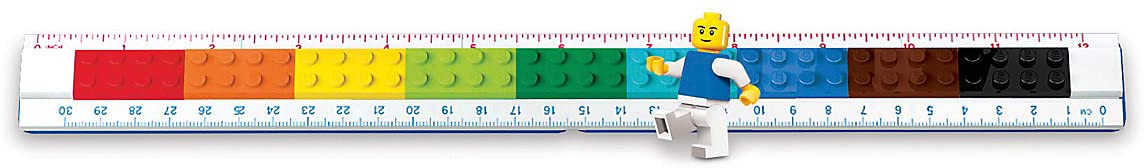 Lego Buildable 12 Inch Ruler Variation