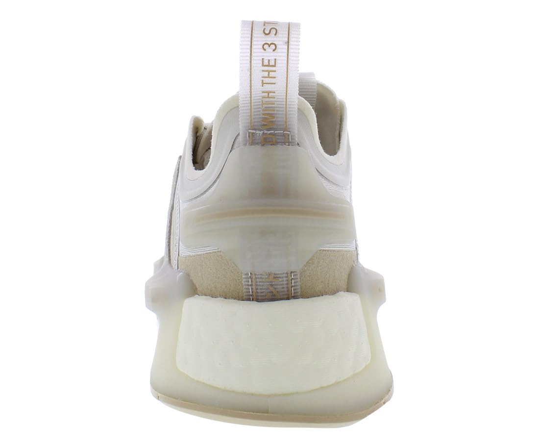 adidas Kids Boys NMD_R1 V3 Lace Up Sneakers Shoes Casual - White