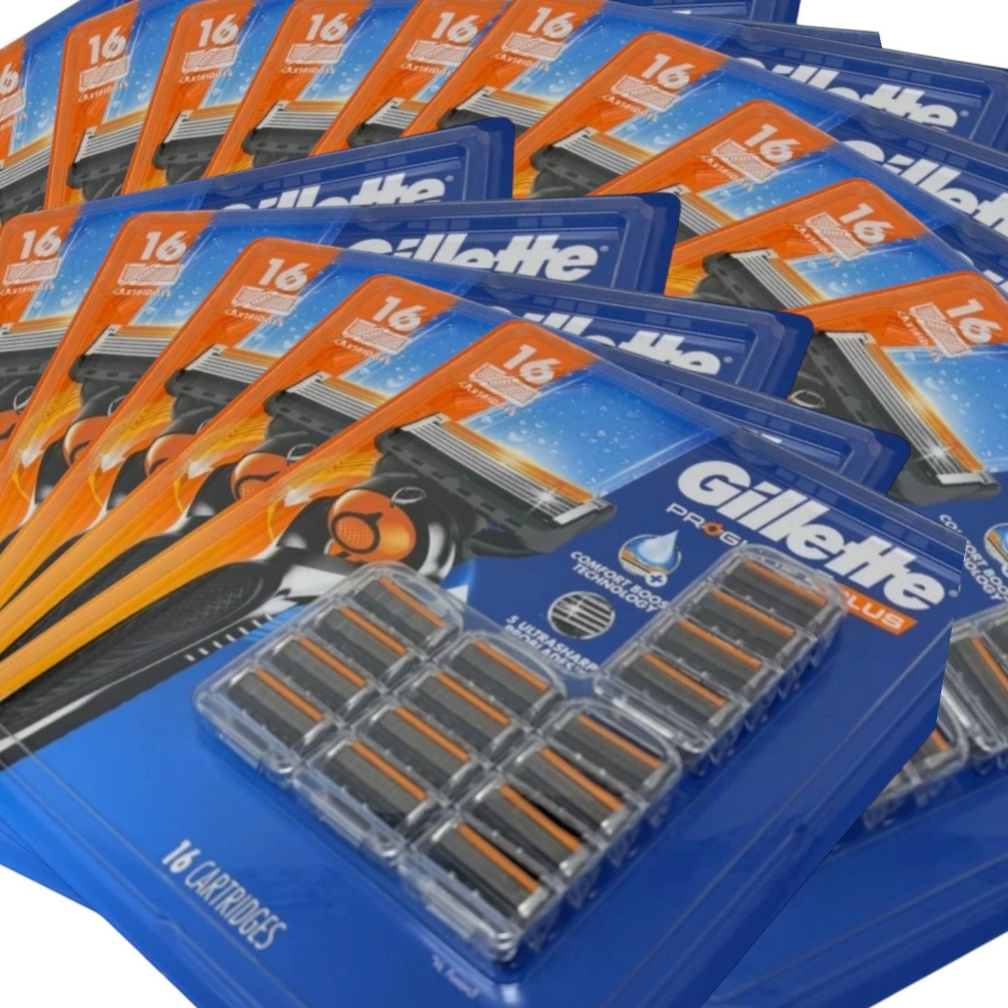 15 x Gillette Proglide Plus, Fits Fusion, & Power Razors, 16 Cartridges & Handl