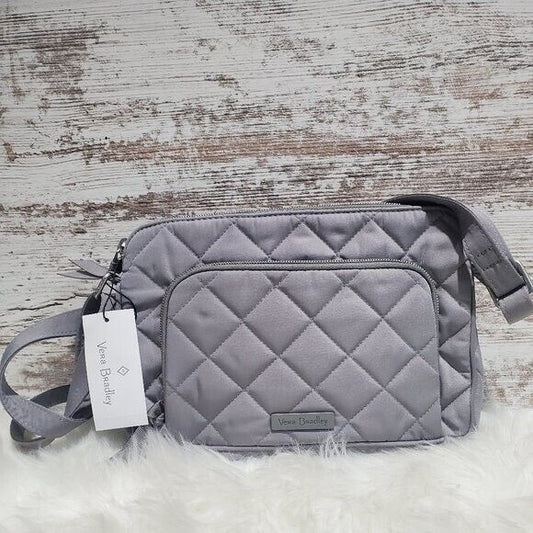 Vera Bradley Iconic RFID Little Hispter, Tranquil Gray