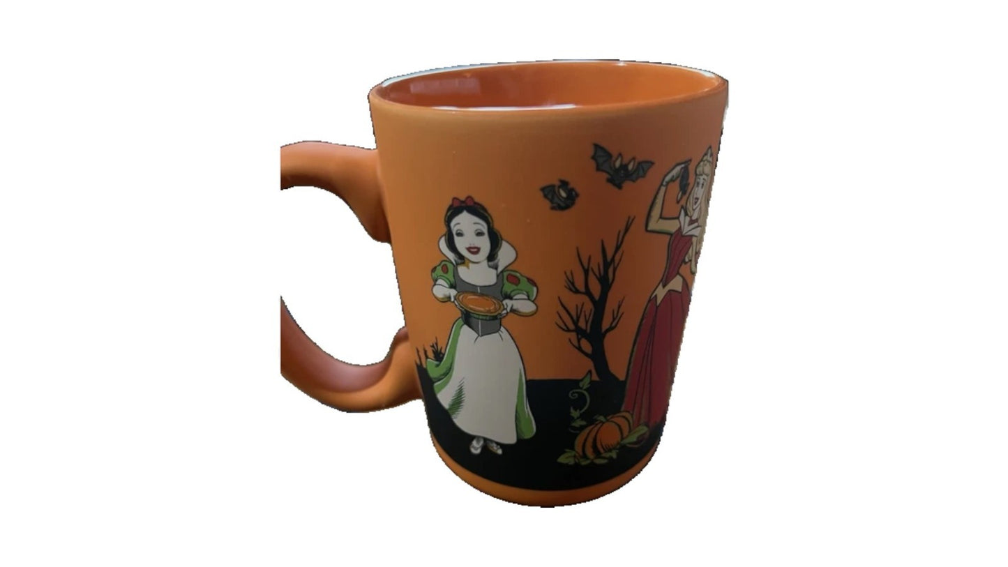 Disney Halloween Princess Soft Touch Mug Ariel, Snow White, Jasmine, Aurora