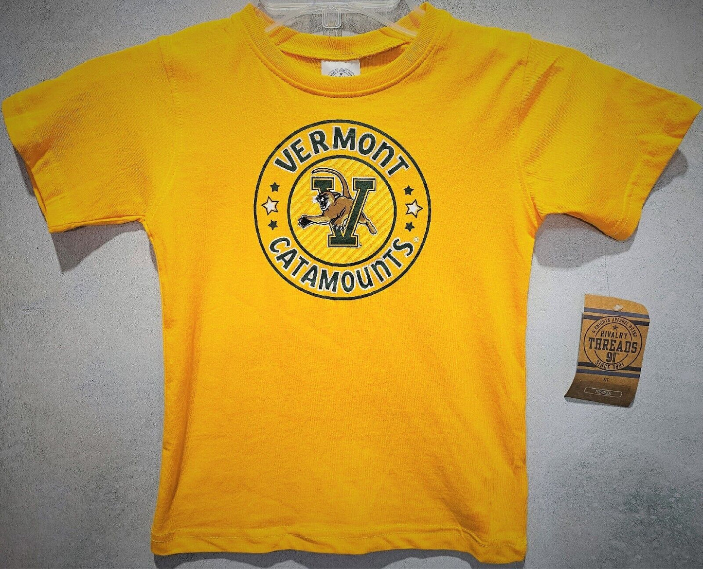 VERMONT CATAMOUNTS TODDLER LOGO T-SHIRT 2-PACK!