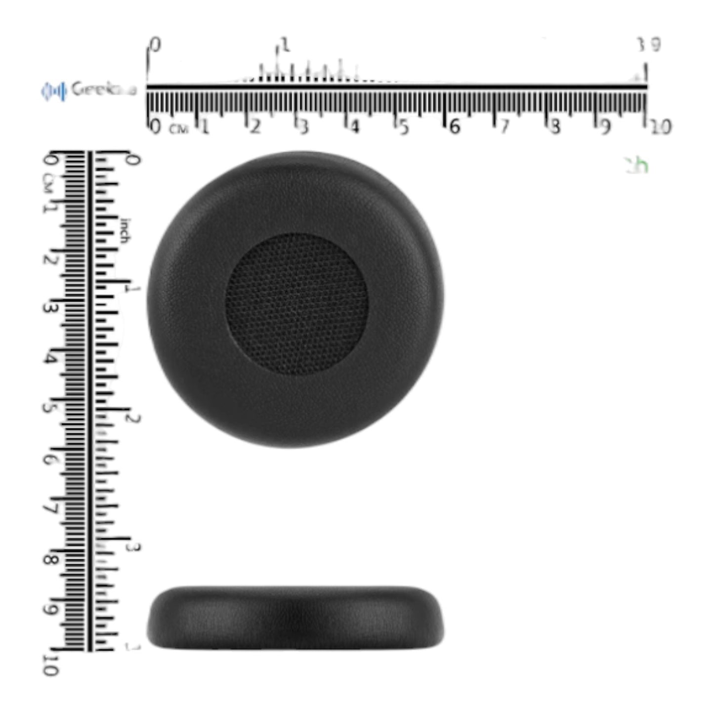 Geekria QuickFit Replacement Ear Pads for Plantronics Blackwire C510 C520 C710