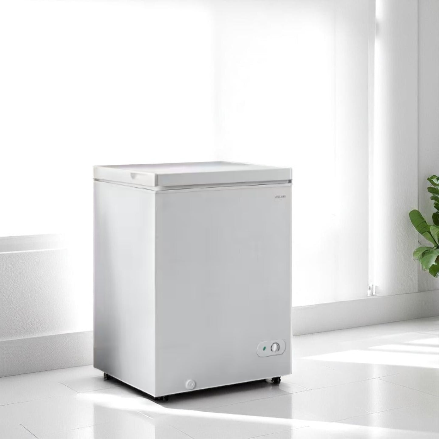 Vissani 5.0 cu. ft. Manual Defrost Chest Freezer with LED Light HMCF5W5