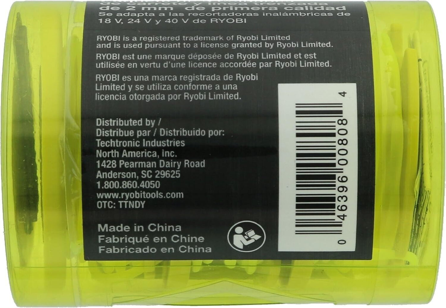 AC80RL3 Trimmer String Spool Line (3 Pack) Replacement for Ryobi One Plus+