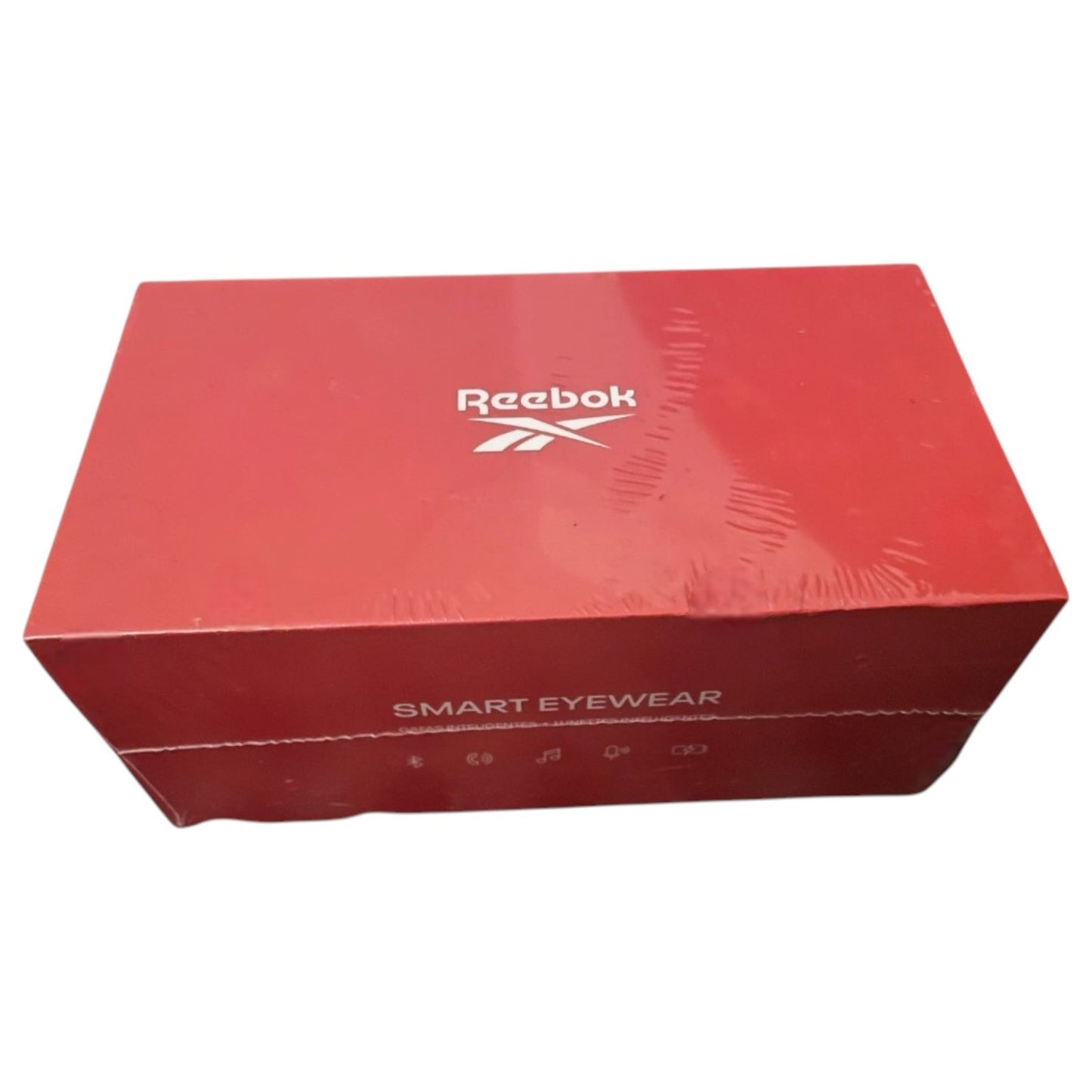 Reebok Octane Smart Audio Sunglasses, Matte Black Frame, Purple Mirror Lens