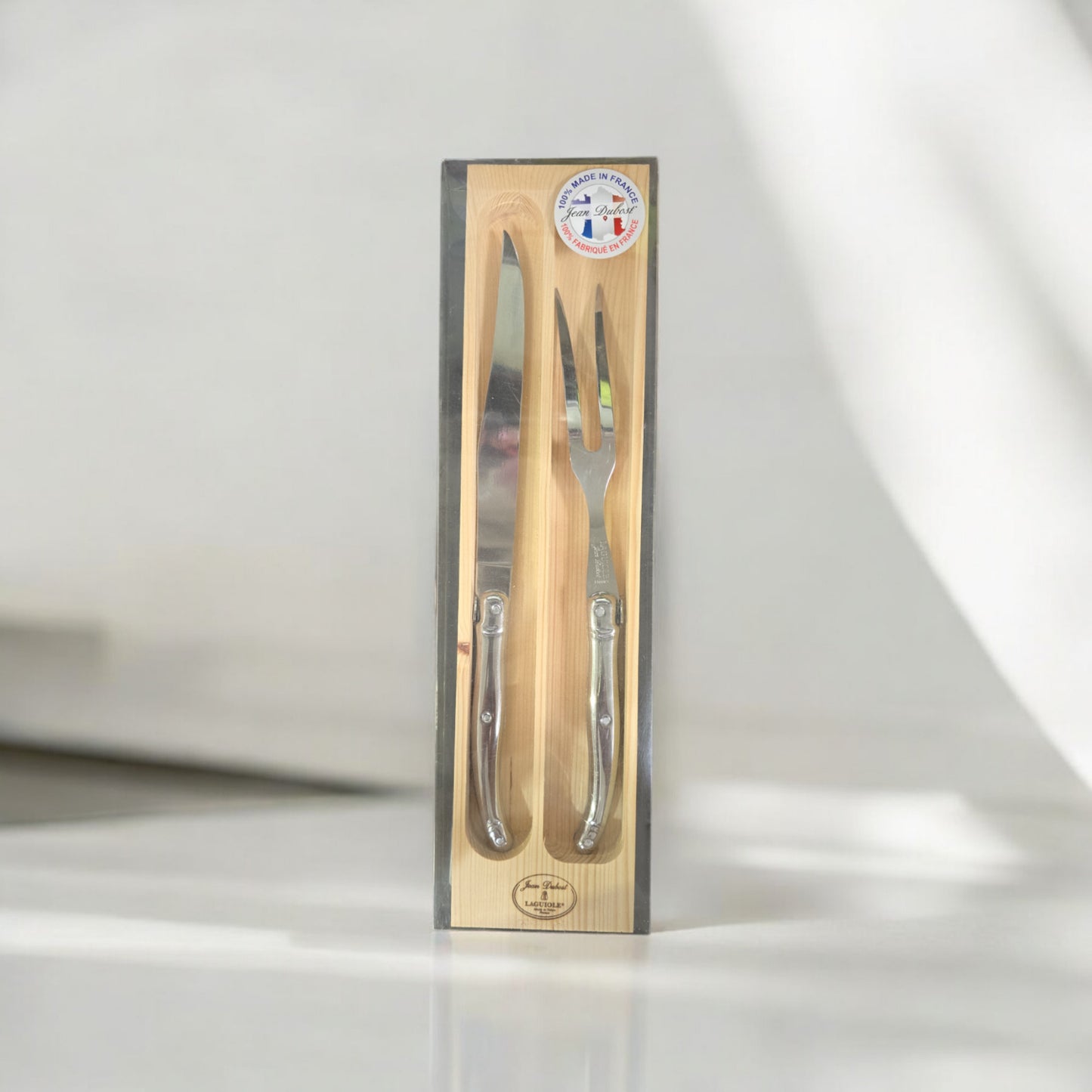 Jean Dubost Laguiole Stainless Steel Carving Set