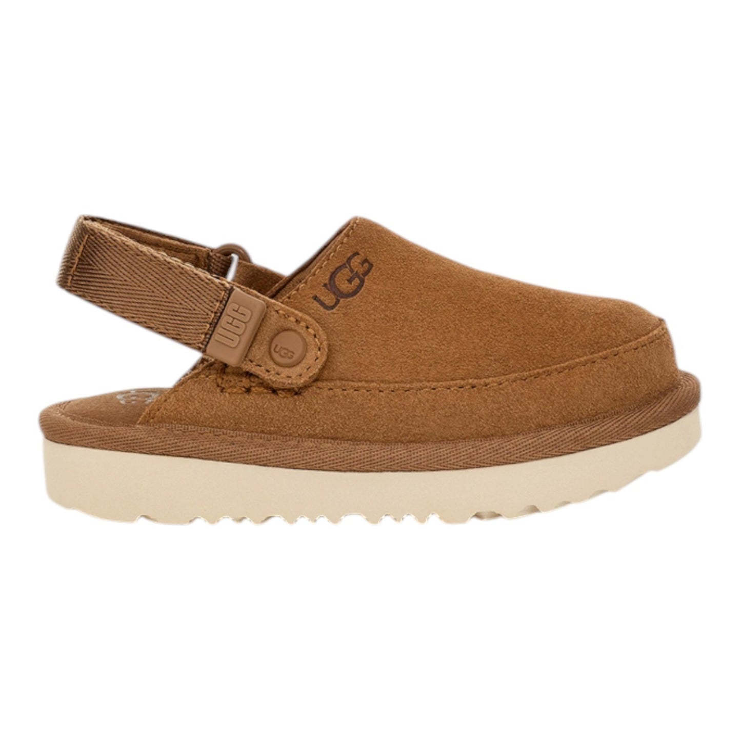 Ugg Kids' Goldenstar Clog Slippers US 4/5/6 BIG KID Sand/Chestnut/Black