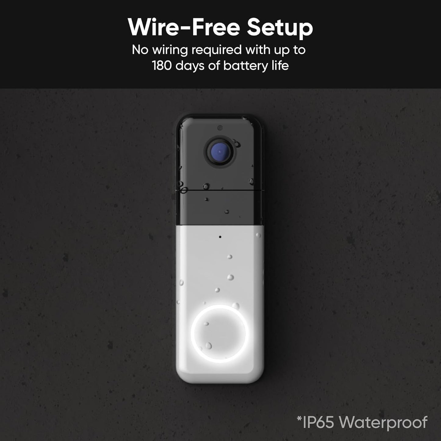 Wyze Night Vision Wireless Doorbell Pro - HD Video, 2-Way Audio & Chime Included