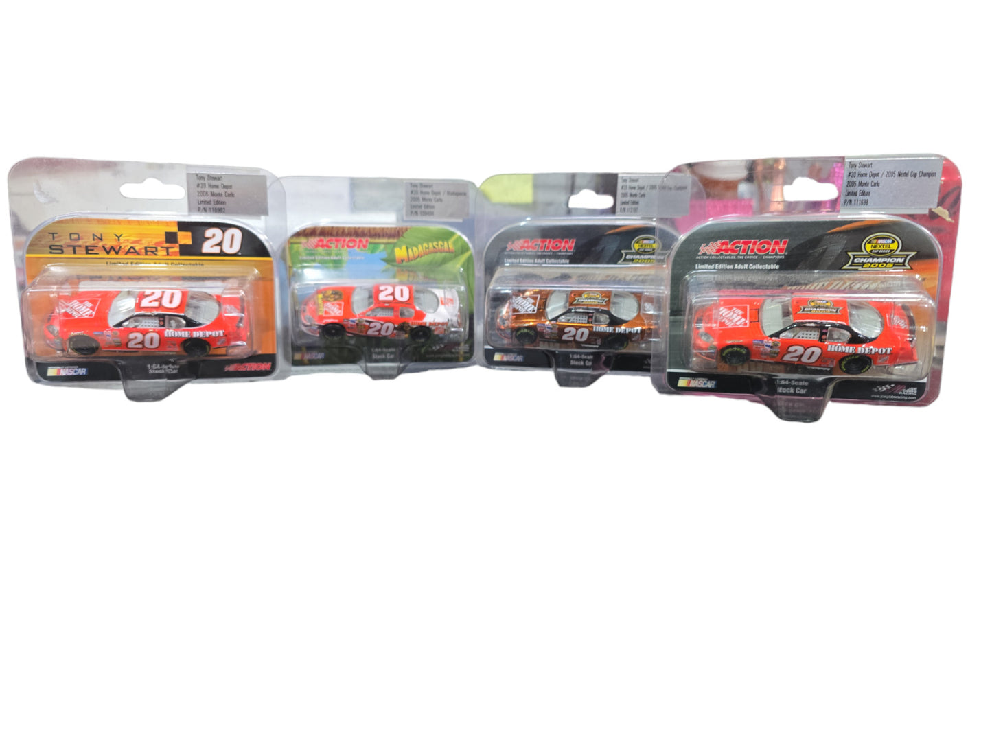 Tony Stewart #20 Home Depot 1:64 Scale Stock Car, Set