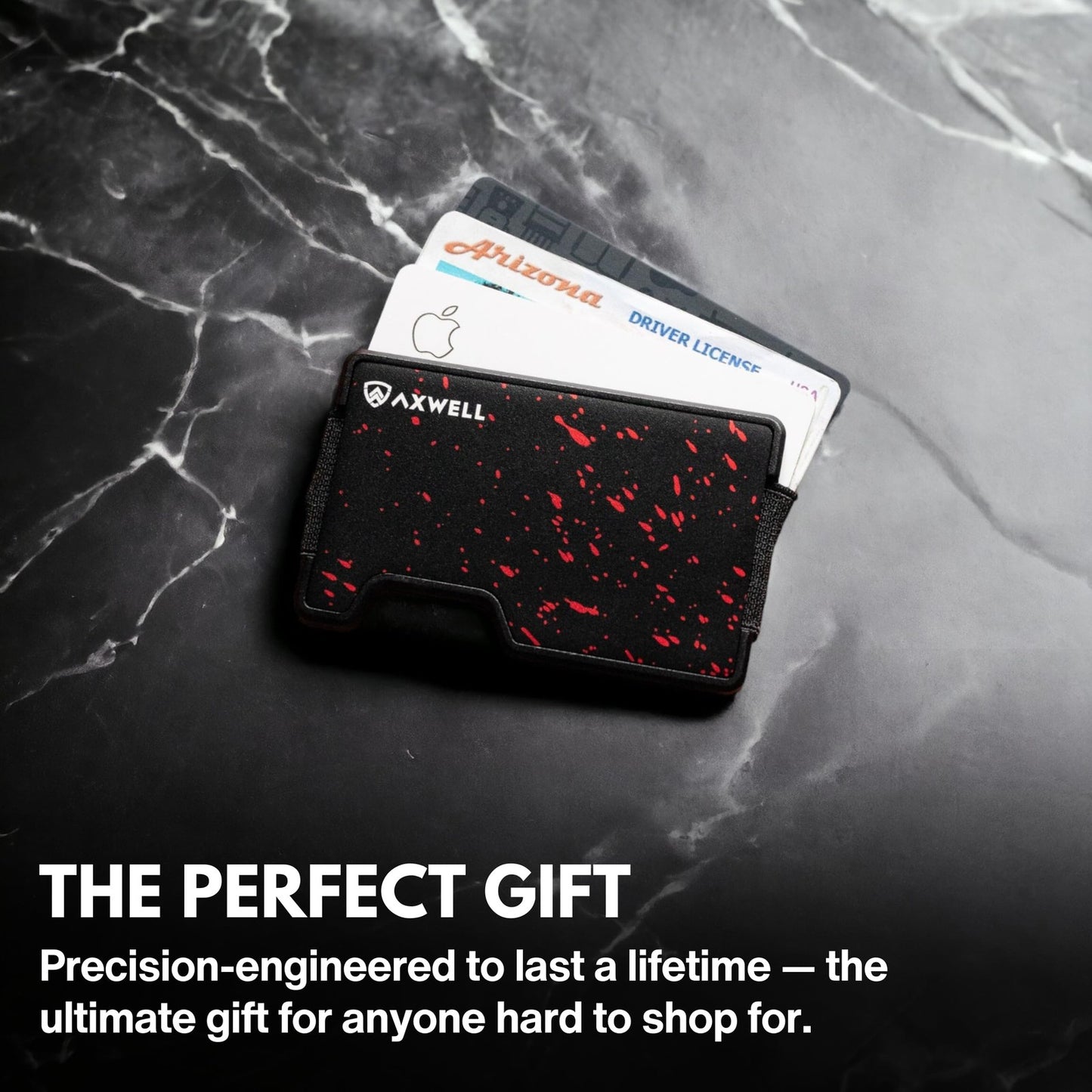 AXWELL Slim Minimalist Wallet for Men - RFID Blocking Front Pocket Card Holder