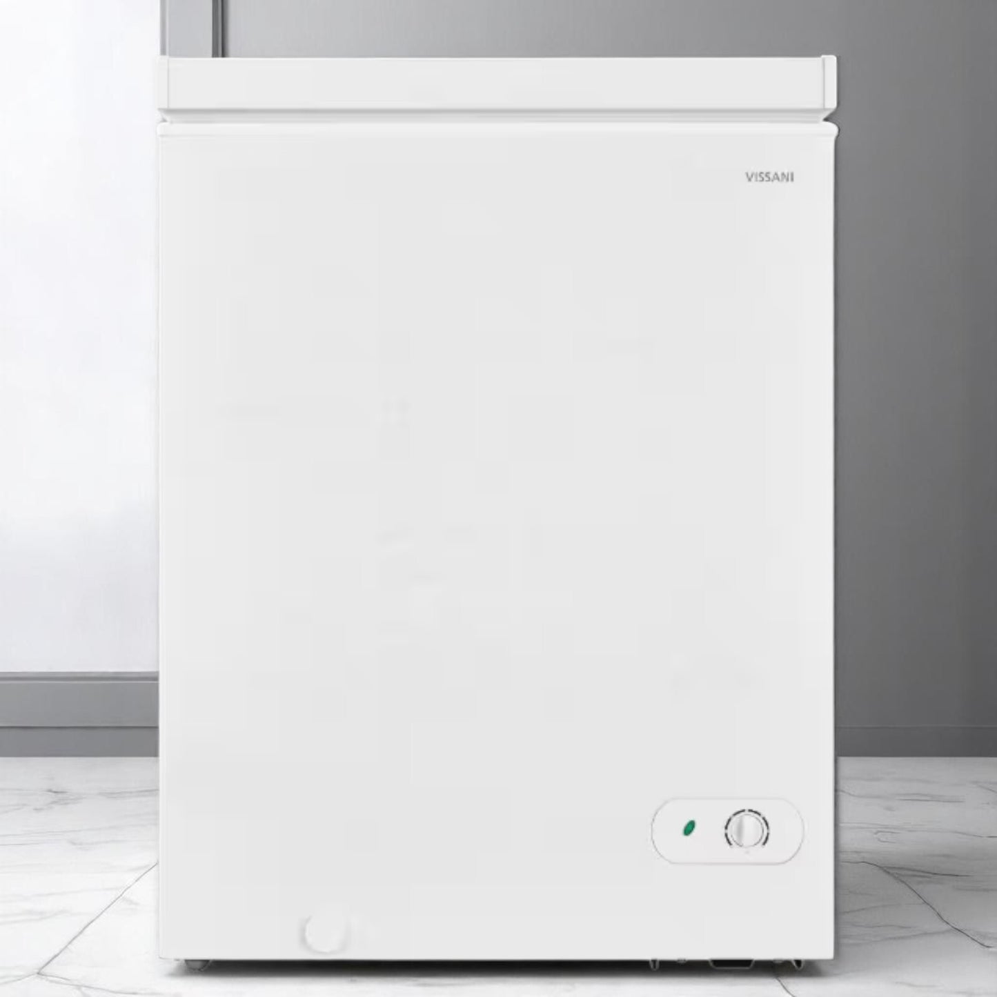 Vissani 5.0 cu. ft. Manual Defrost Chest Freezer with LED Light HMCF5W5