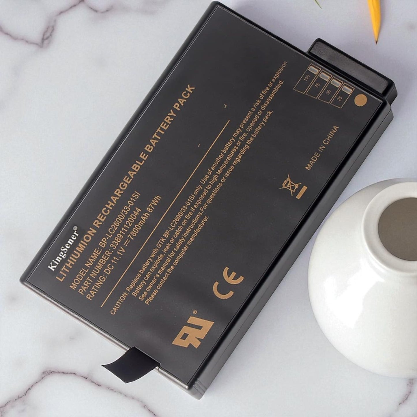 BP-LC2600/33-01S1 Battery for Getac M230 X500 V100 V200 V1010 S400 Notebook...