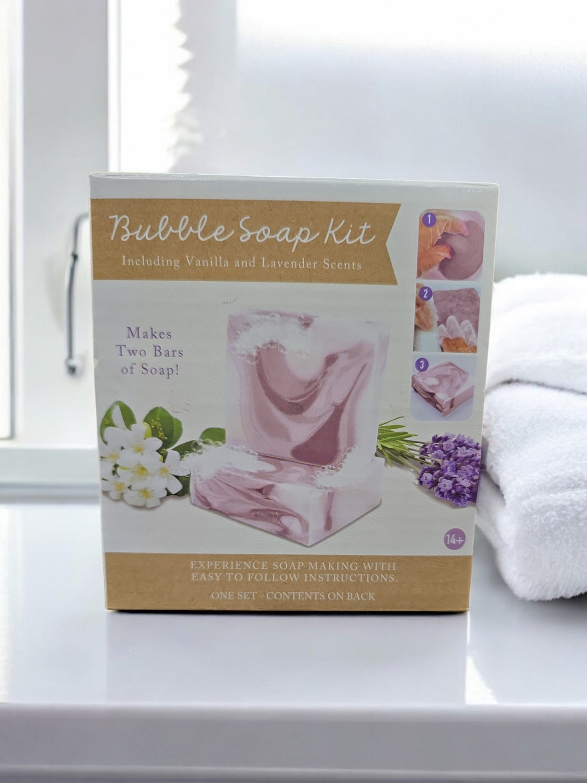 Vanilla and Lavendar Bubble Soap Making Kit