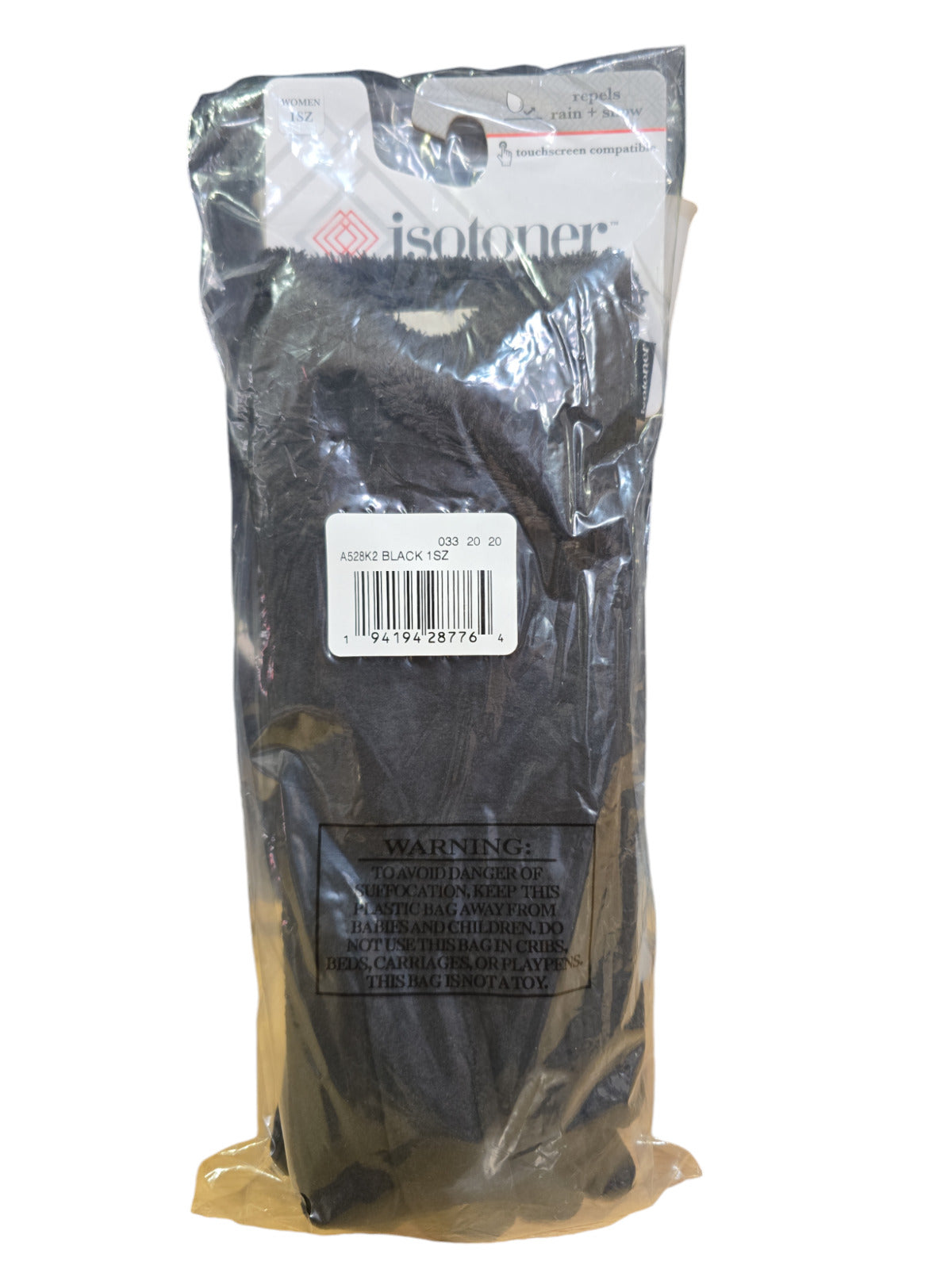 Women's isotoner SmartDRI Lined Stretch Fleece Gloves with Overlap Wrist - Solid