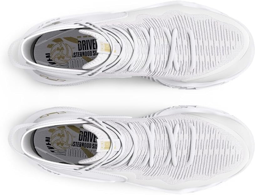 Under Armour Flow Ace Volleyball Shoes Women’s Hi & Low White/Gold & White/Navy