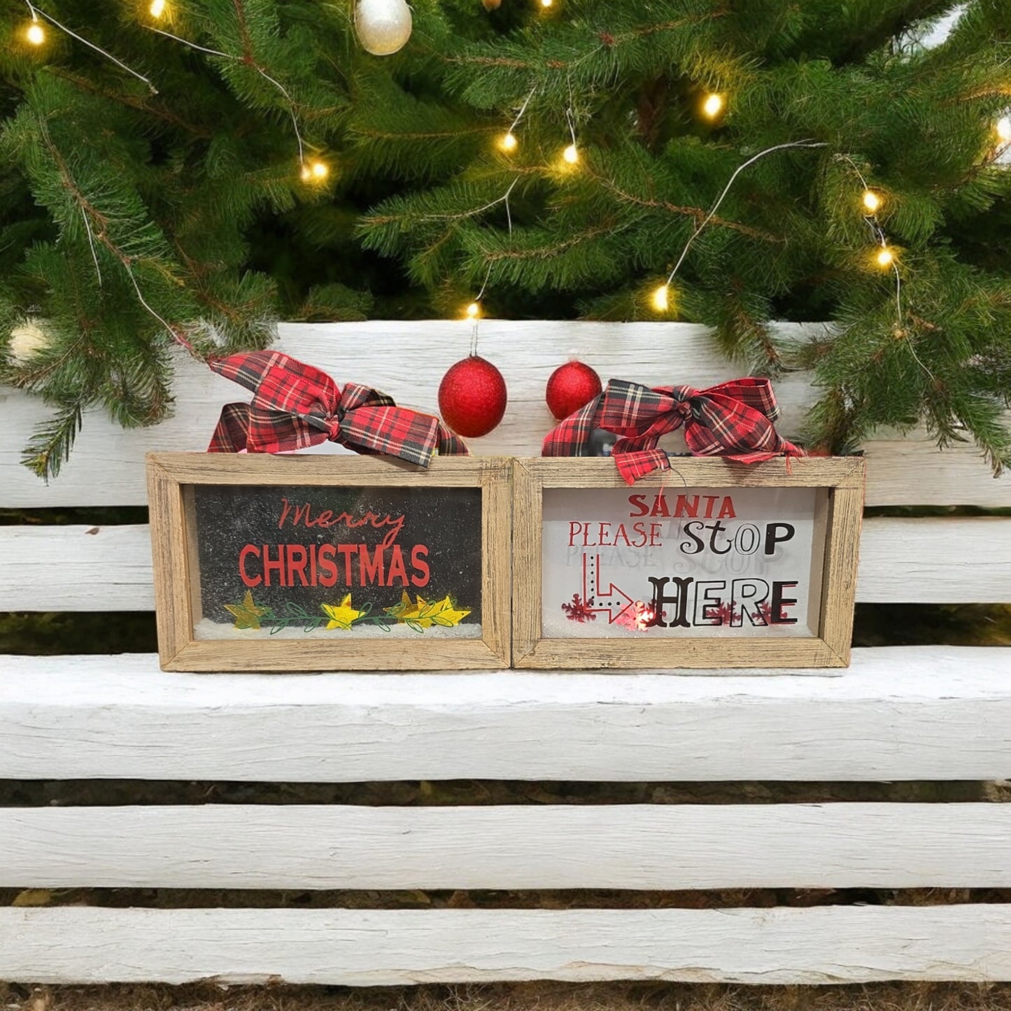 5x7" Glitter Christmas Frames, Various