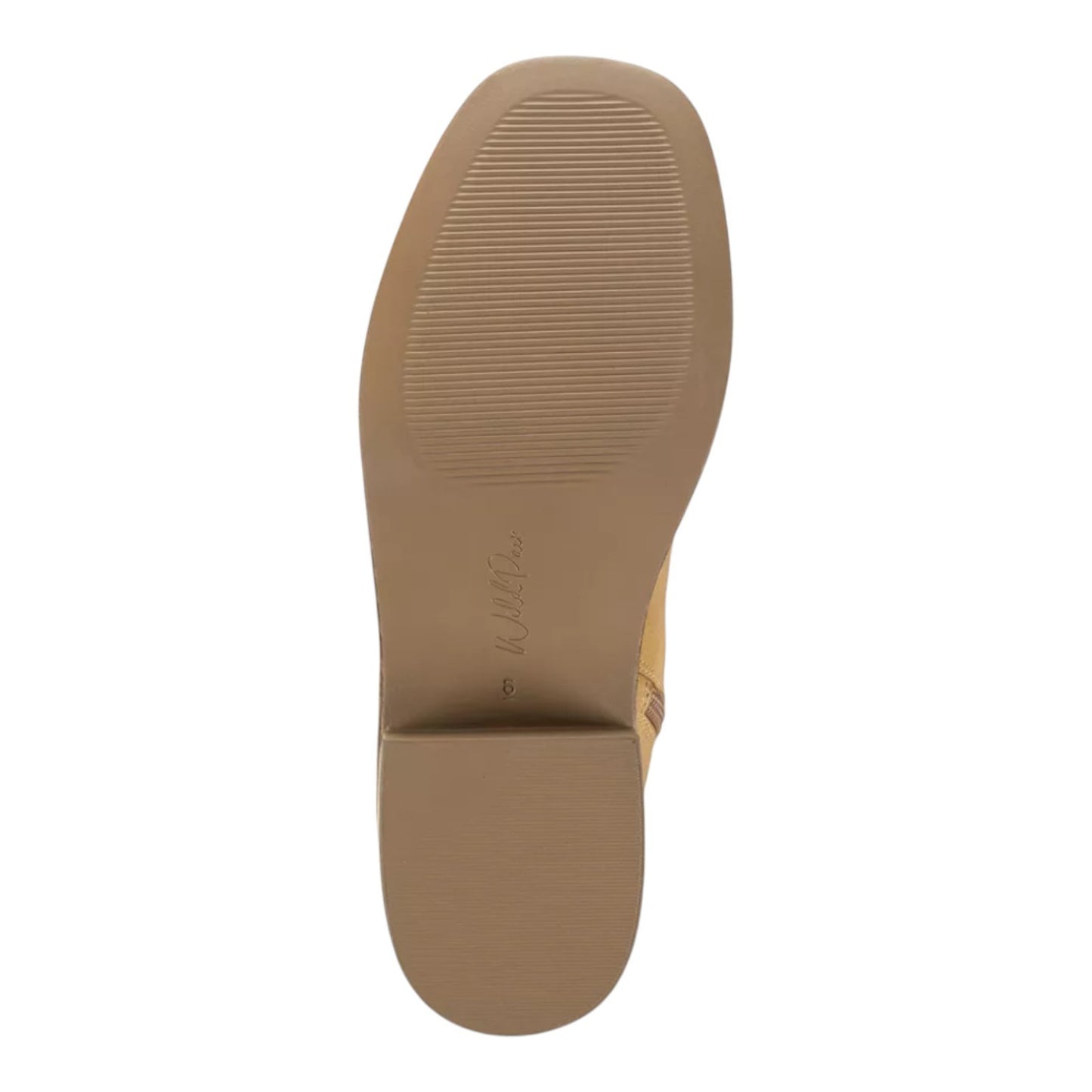 Wild Pair Women's Warblerr Square Toe Tall Boots Block Heel Beige