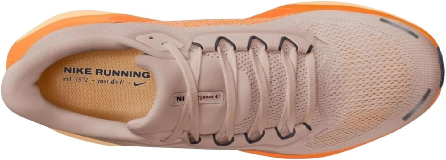 Nike Pegasus Men's Shoes 41 Fossil Stone/Obsidian/Orange FD2722-201 Size 11.5