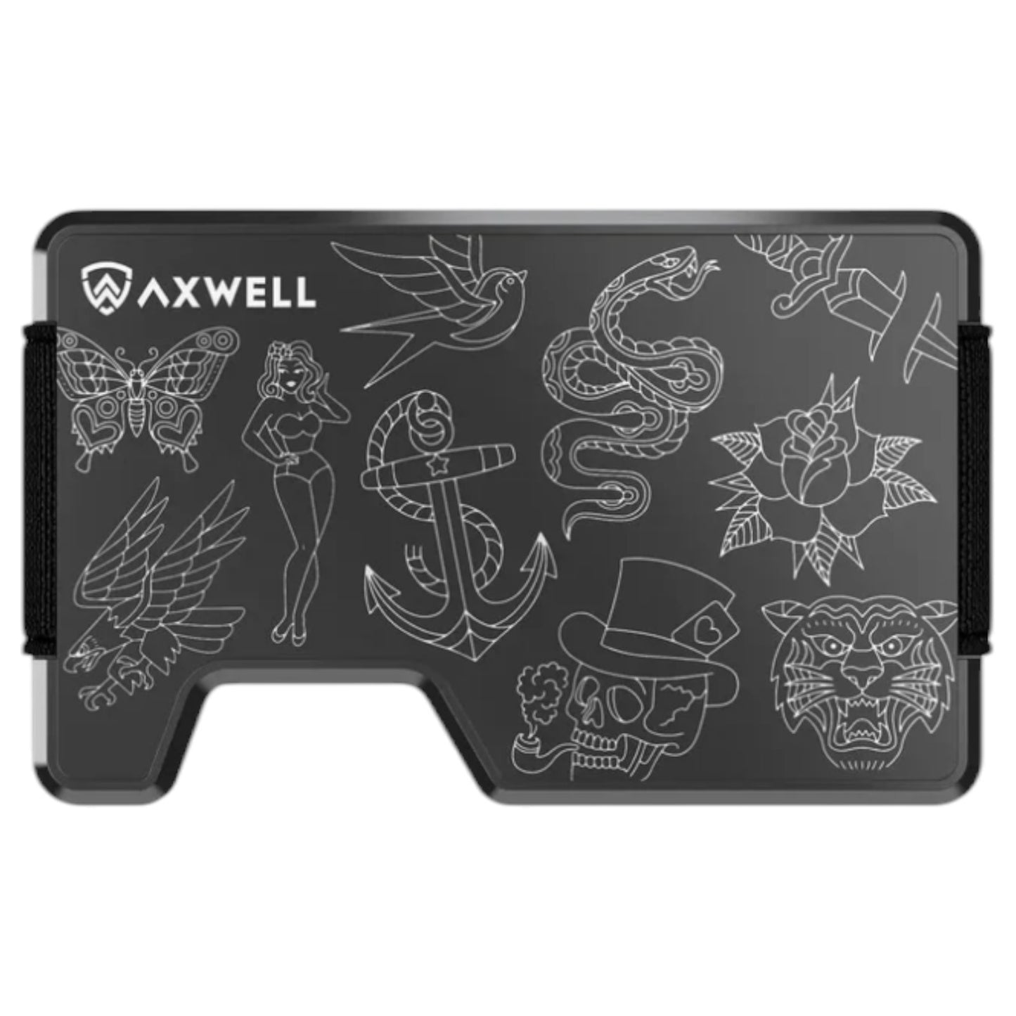 Axwell Wallet - Metal Wallet - RFID-blocking - Brand New In Box