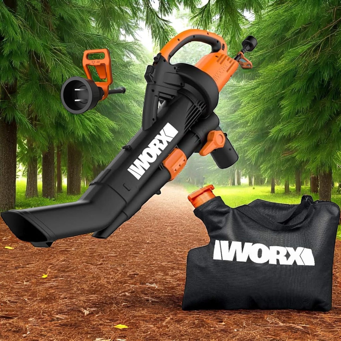 Worx 12 Amp TRIVAC 3-In-1 Electric Leaf Blower/Mulcher/Vacuum WG509 Impeller