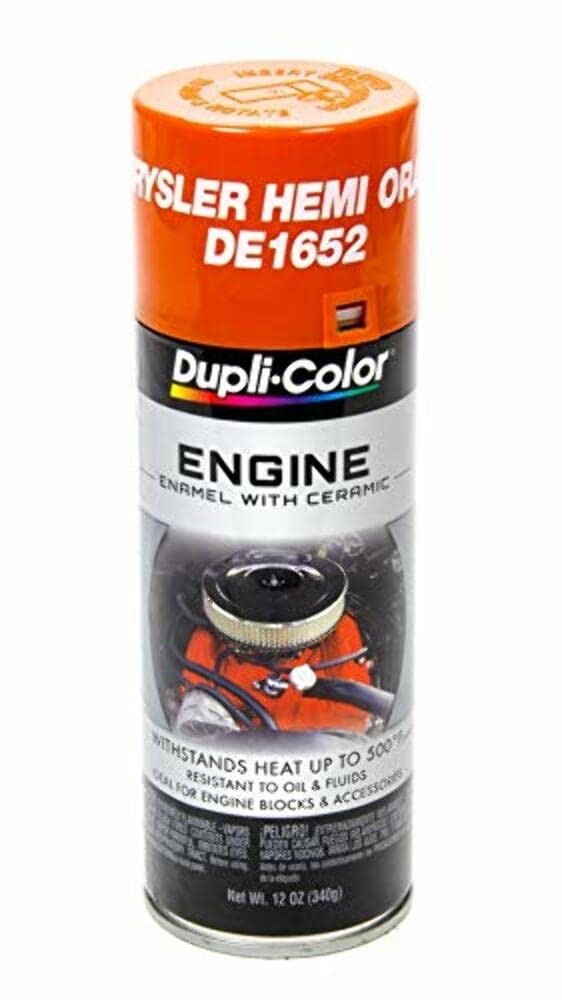 Dupli-Color Engine Enamel With Ceramic Chrysler Hemi Orange 12 Oz. Aerosol - Lo