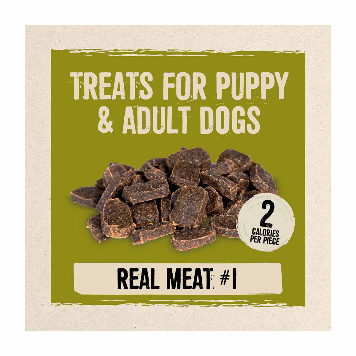 Purina Prime Bits Rawhide Free Natural Dog Treats with Real Venison