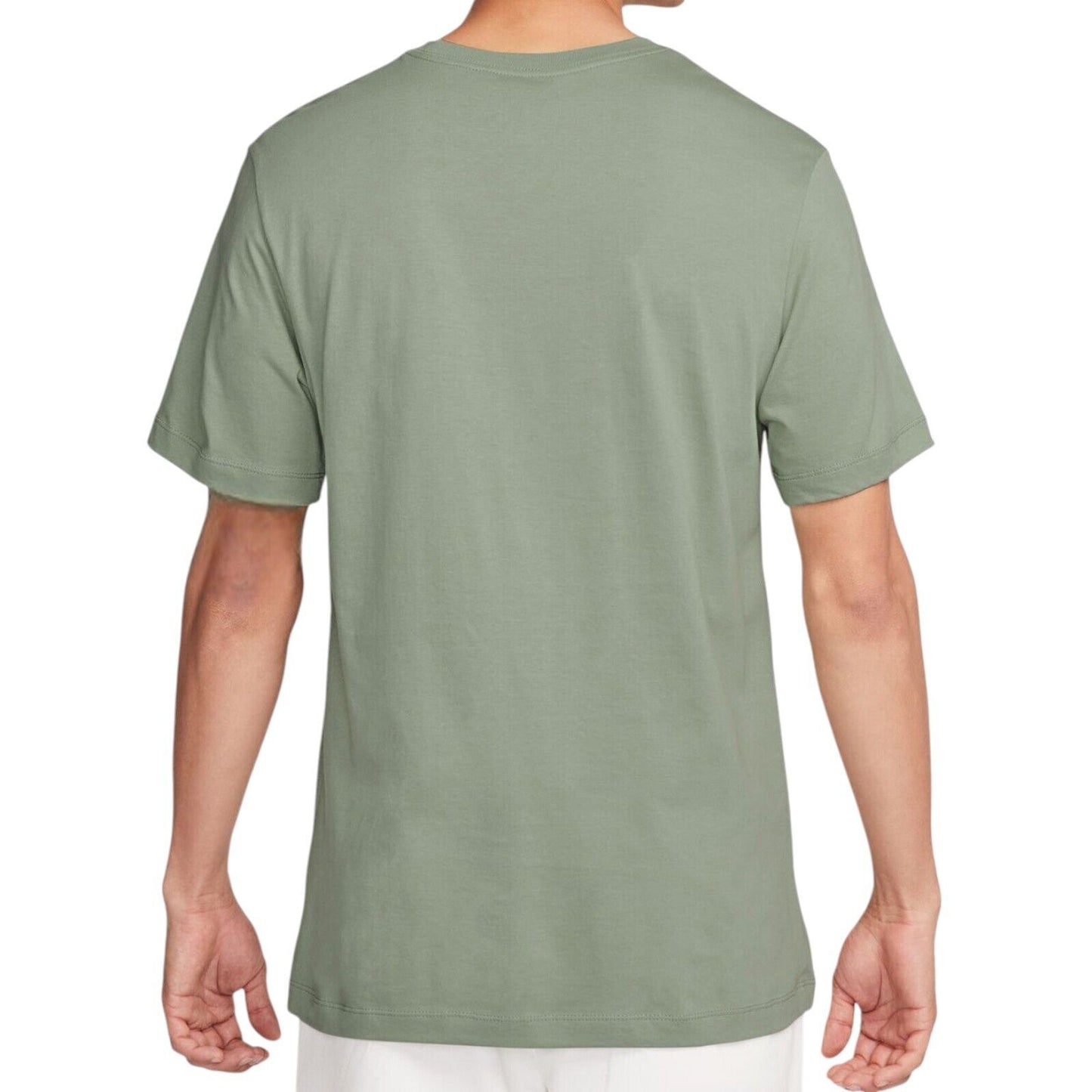 Nike Mens Sportswear Active Short Sleeve Oil Green T-Shirt, AR5004-371