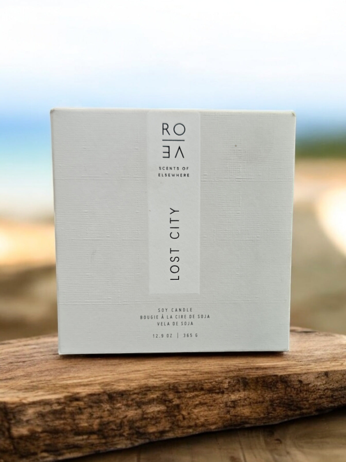 Rove -Lost City- Palo Santo & Cardamom Two-Wick Boxed Candle ,12.9 oz