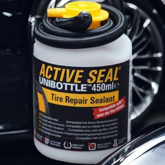 Tire Repair Sealant 450ml Unibottle Sealant Can Use w/Any Inflator or Any Tire