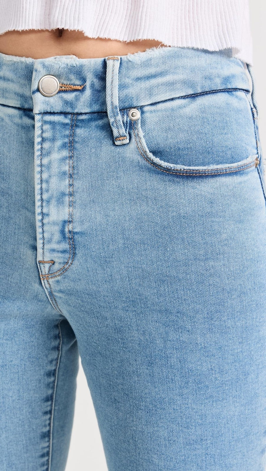 Blue670 Good Legs Crop Mini Boot Jeans