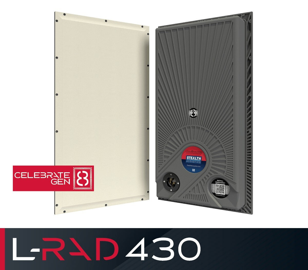 New Stealth Acoustics L-RAD430 Invisible Speaker (Pair)