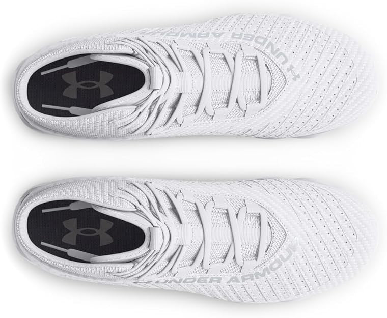 Under Armour Boys' Highlight 2 RM Jr. Football Cleats White/Metallic Silver/Meta