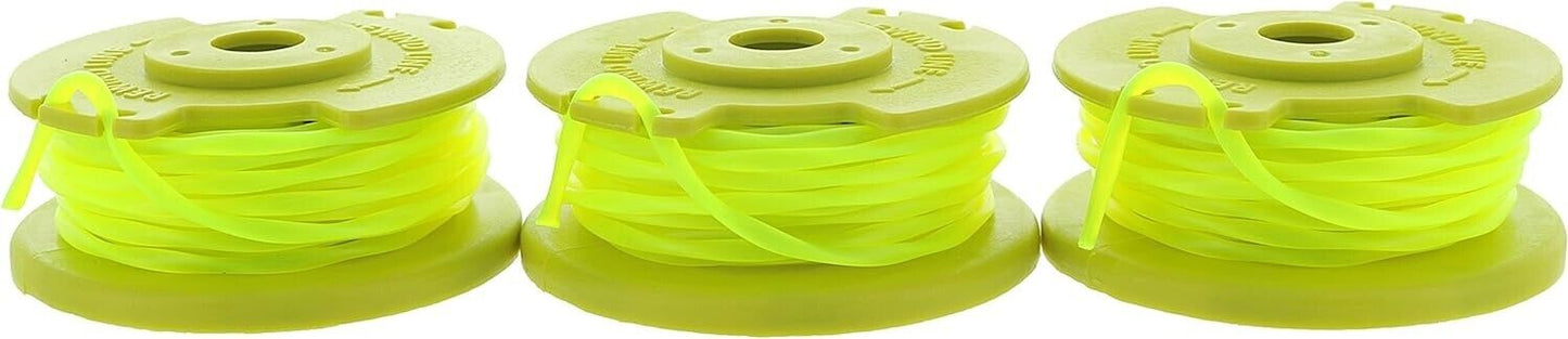 AC80RL3 Trimmer String Spool Line (3 Pack) Replacement for Ryobi One Plus+