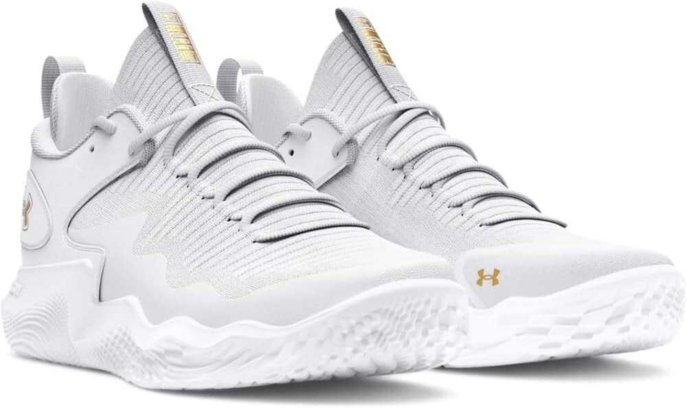 Under Armour Flow Ace Volleyball Shoes Women’s Hi & Low White/Gold & White/Navy
