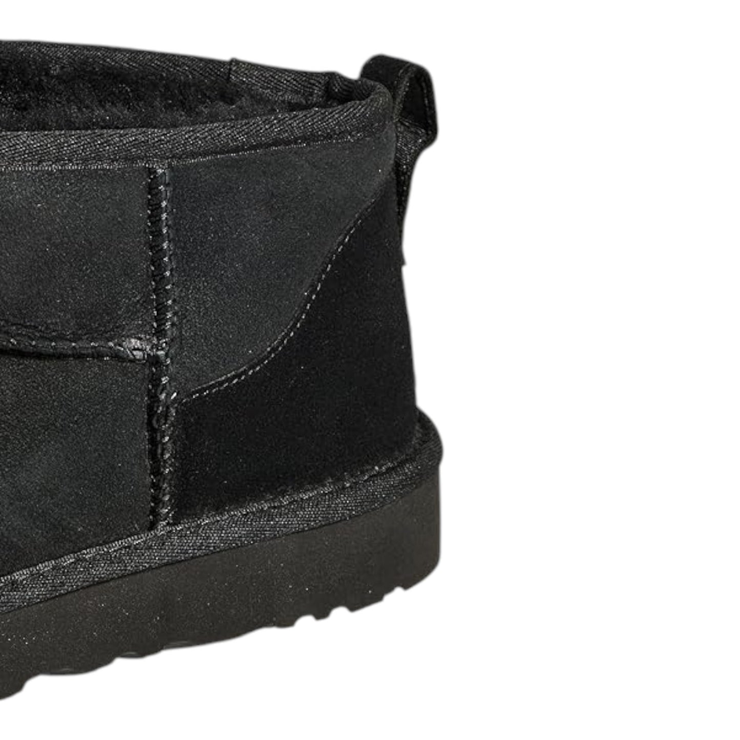 UGG CLASSIC ULTRA MINI BLACK FUR SUEDE COMFORT MEN'S BOOTS SIZE US 11/UK 10 NEW