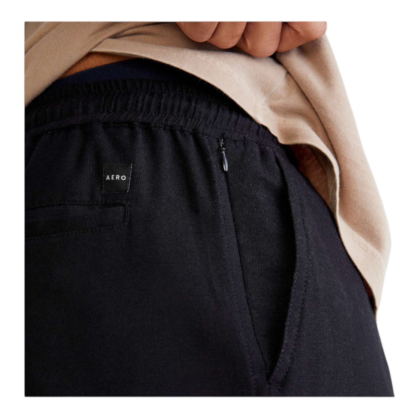 Aeropostale men’s all day jogger shorts 7" | Size S & M | Black NEW NWT