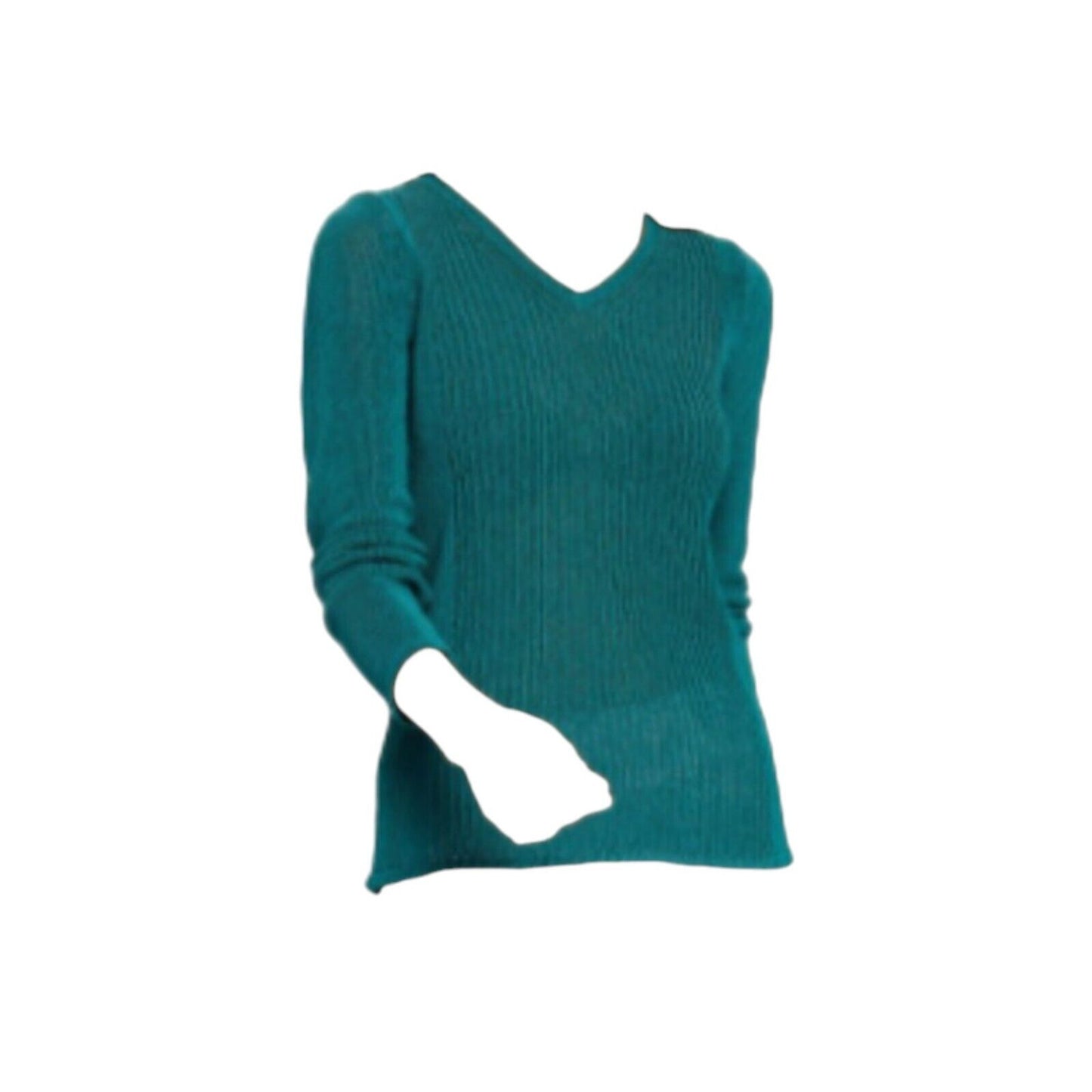 J. McLaughlin Donovan Sweater, Emerald Solid, XS