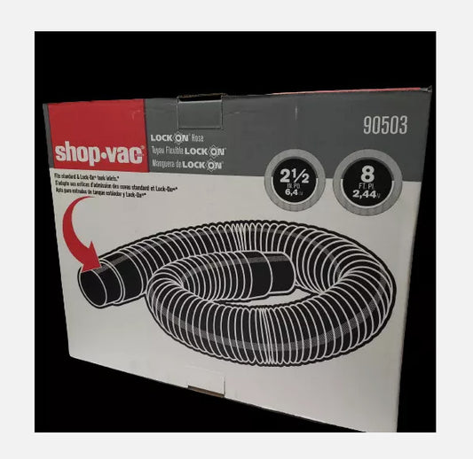 2.5" ShopVac 8ft Hose Replacement OEM 90503 NIB