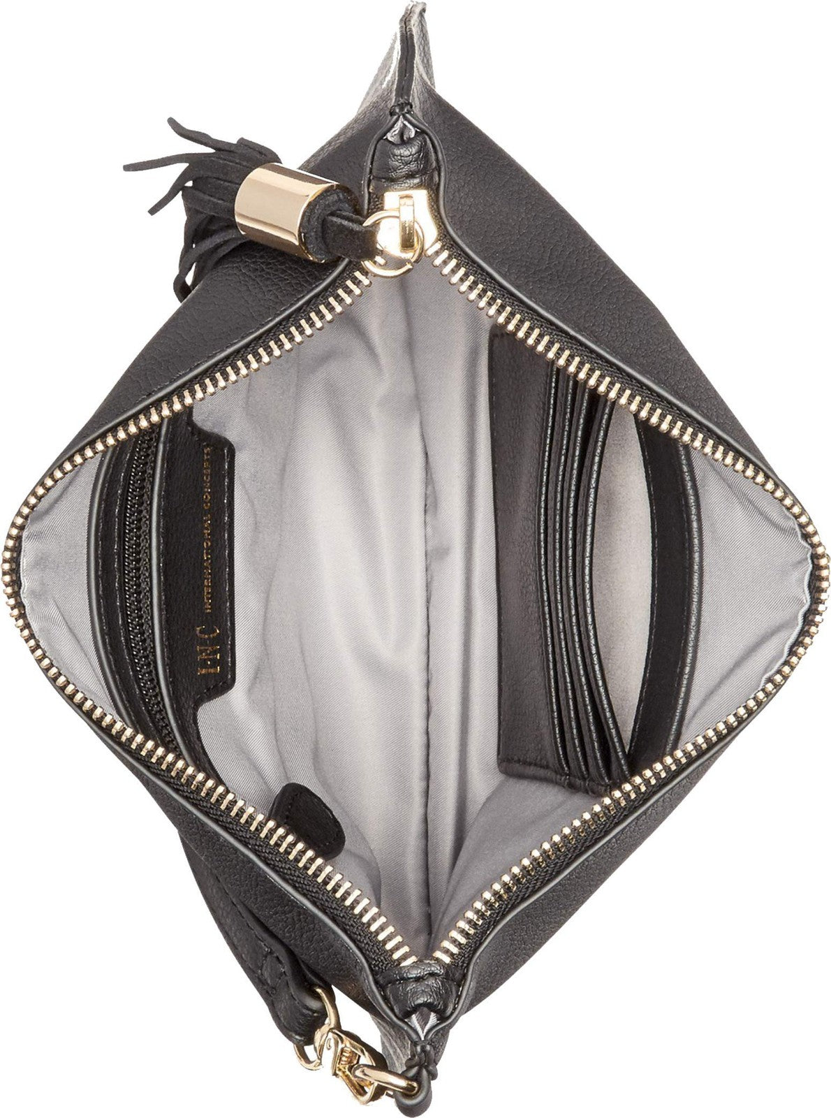 INC International Concepts Women's Natural I.n.c. Small Molyy Party Clutch Black