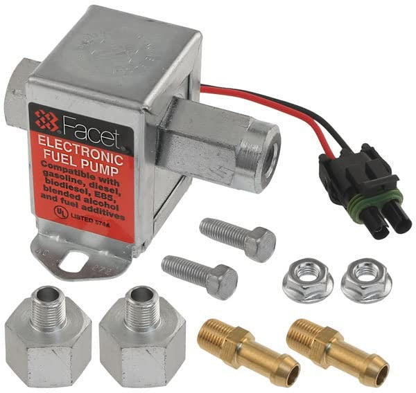Facet 40273N, Facet Cube 12 volt Pump Kit for GM/GMC, 1/8 NPT, 9-11.5 psi