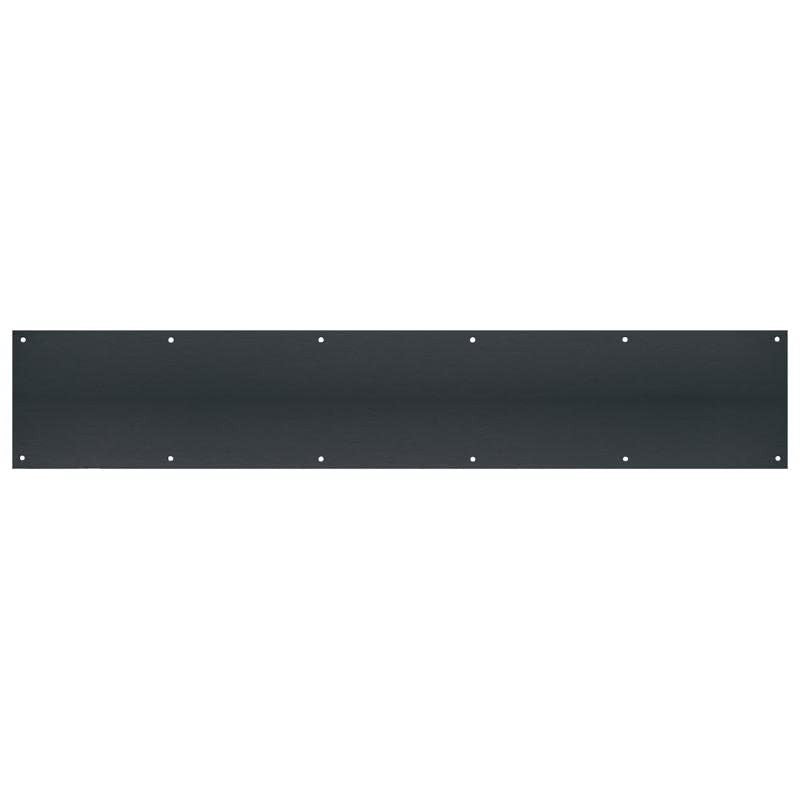 Tell DT101945 Door Kick Plate, Matte Black, 6 x 30 in. - Quantity 1
