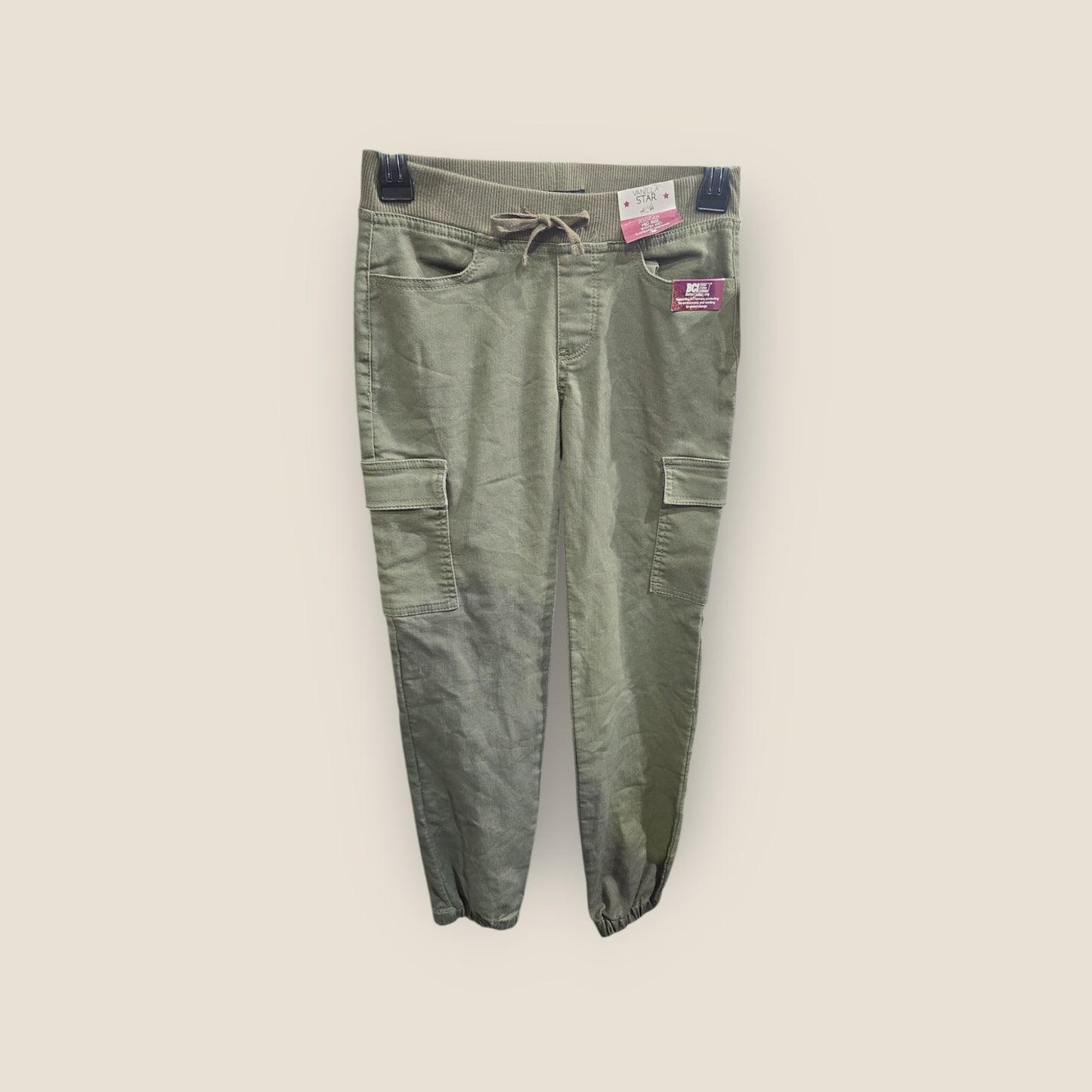 Vanilla Star Girl's Mid-Rise Jogger, Olive Green