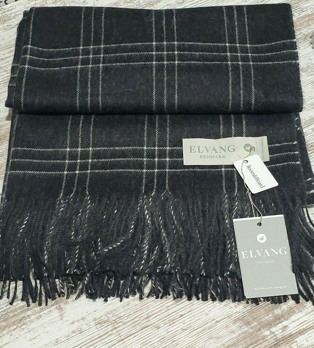 100% Baby Alpaca Wool Montgomery Throw Blanket- Elvang Denmark- Various